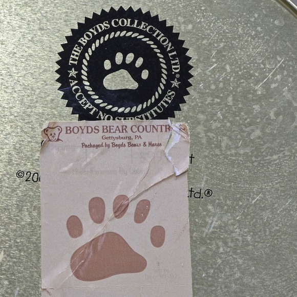 Boyds Bears Country Collectible Tin Round Storage Box - Picture 4 of 16